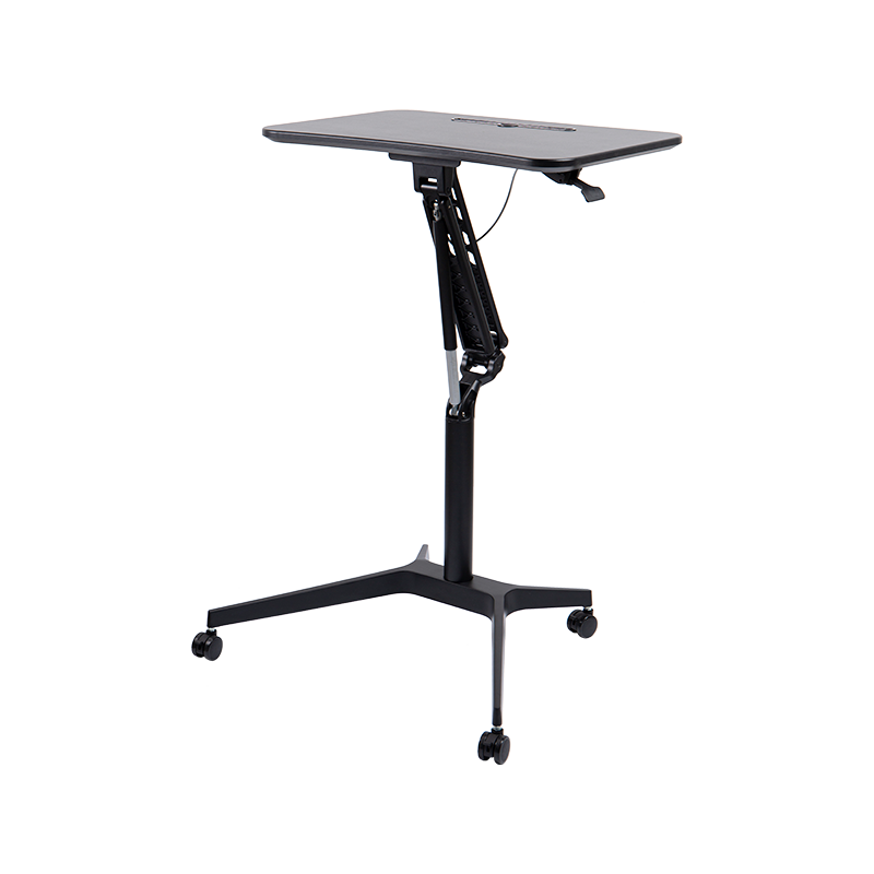 TH01-3 Scrivania pneumatica regolabile in altezza per iPad (gambe piatte).
