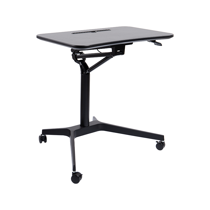 TH01-3 Scrivania pneumatica regolabile in altezza per iPad (gambe piatte).